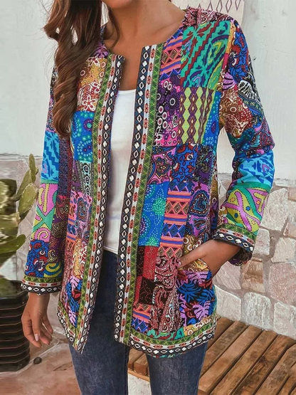 MIAMI |  ELEGANT RETRO ETHNIC CARDIGAN