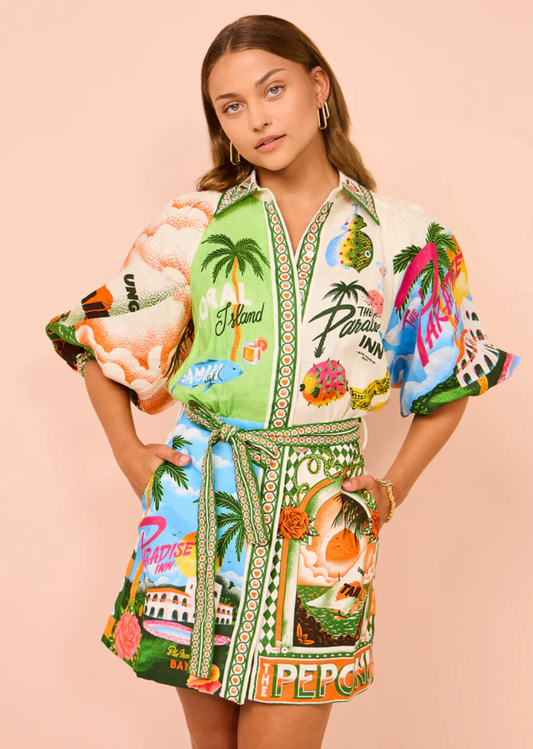 PARADISO | TROPICAL MINI DRESS