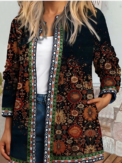 MIAMI |  ELEGANT RETRO ETHNIC CARDIGAN