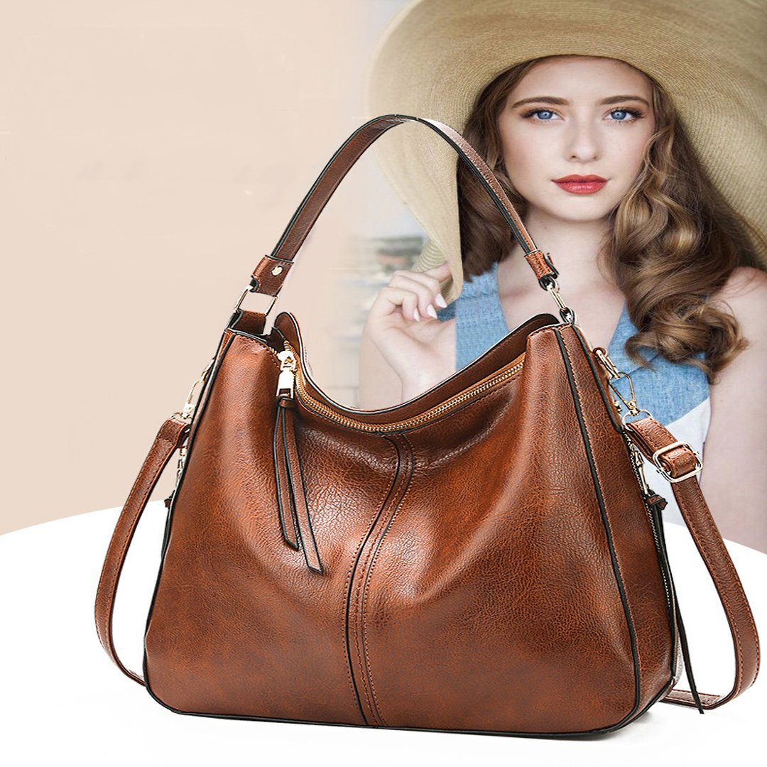 YARA | LARGE CAPACITY ELEGANT LEATHER TOTE BAG