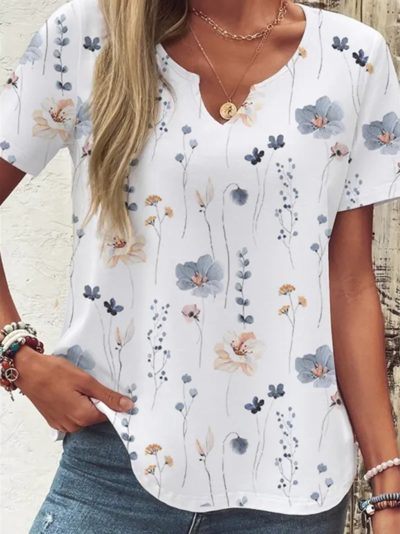 SYLVIE | FLORAL BUTTON-UP BLOUSE