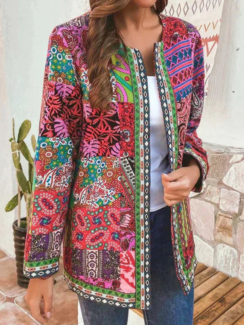 MIAMI |  ELEGANT RETRO ETHNIC CARDIGAN