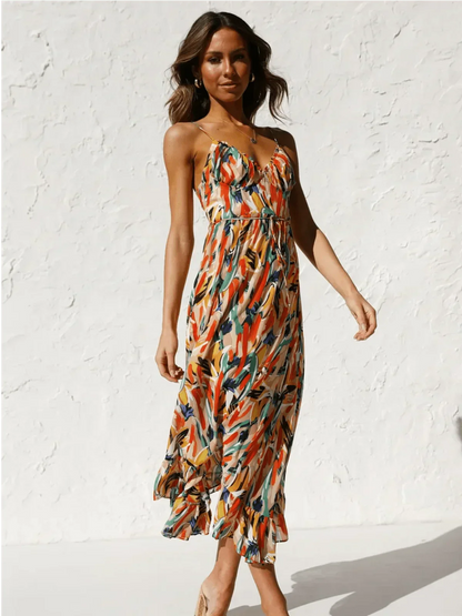 CHIARA | VIBRANT MIDI DRESS