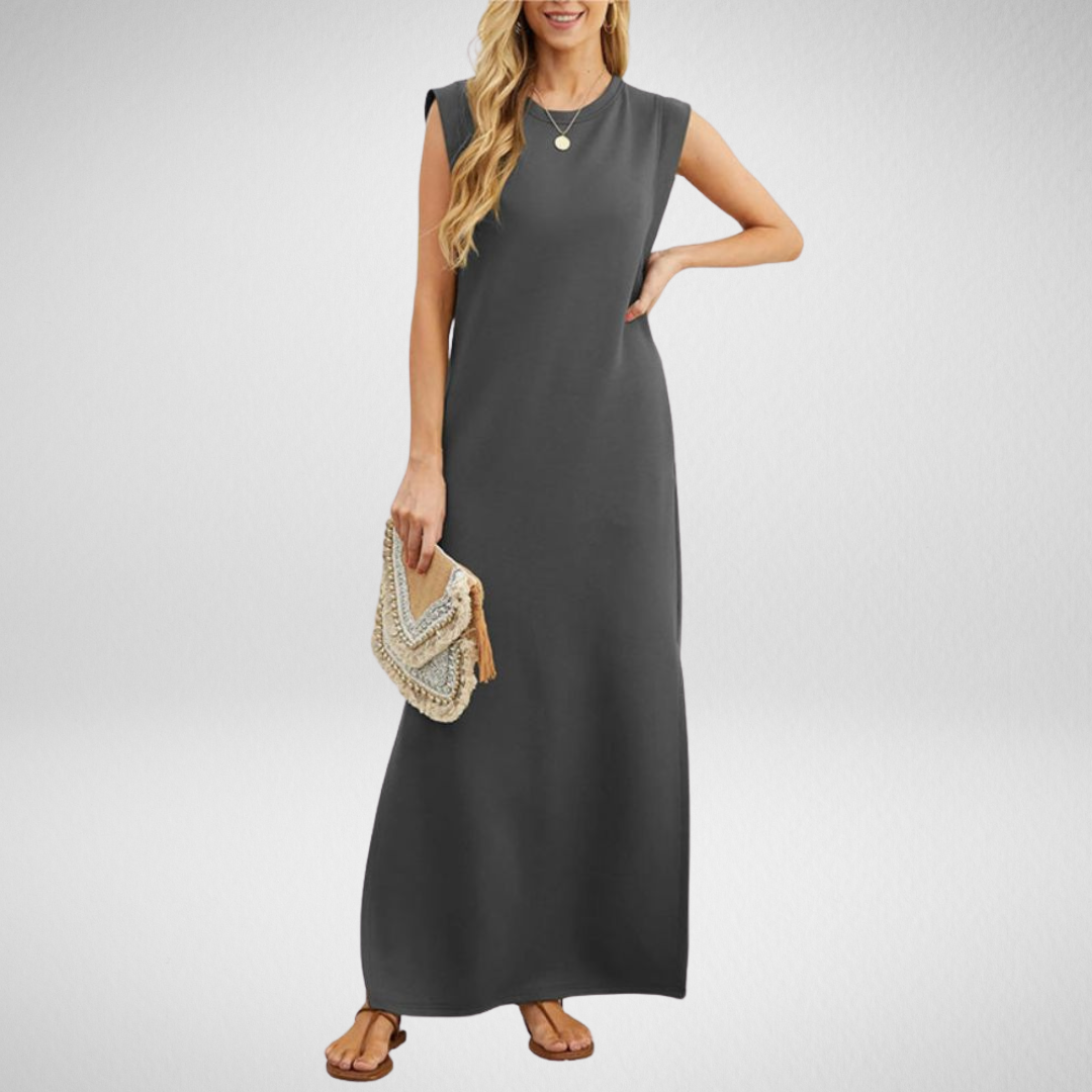 CATHY | SLEEVELESS MAXI DRESS