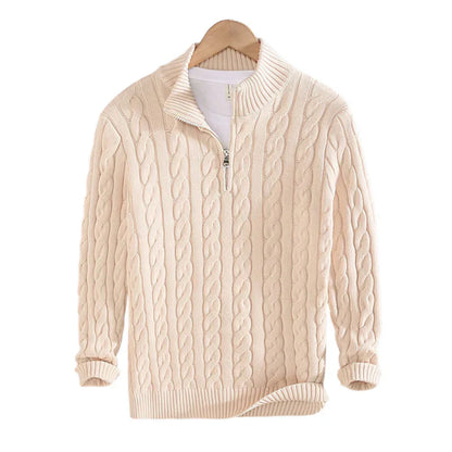 LEO | HALF ZIP SWEATER