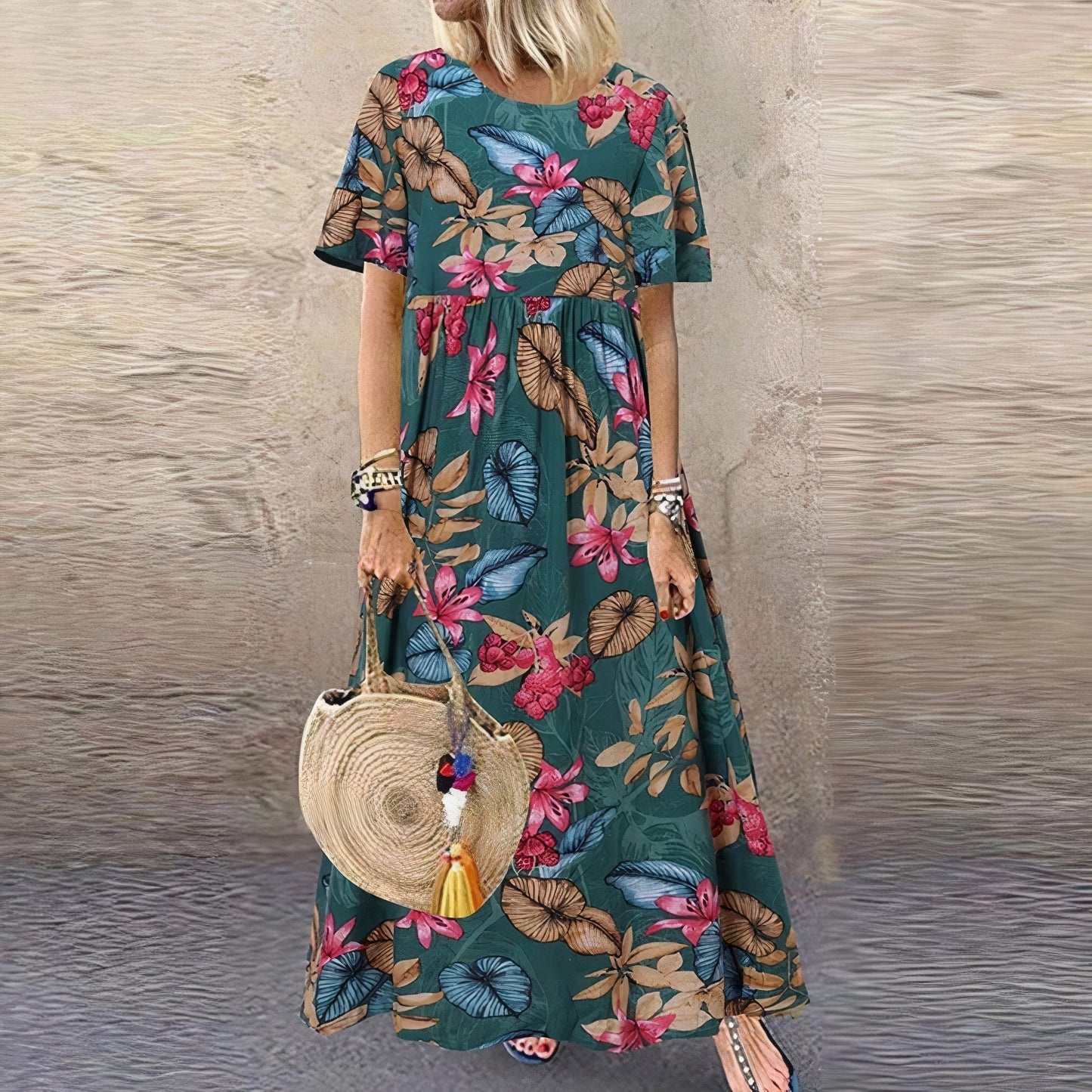 ELOISA | COMFORTABLE FLORAL DRESS