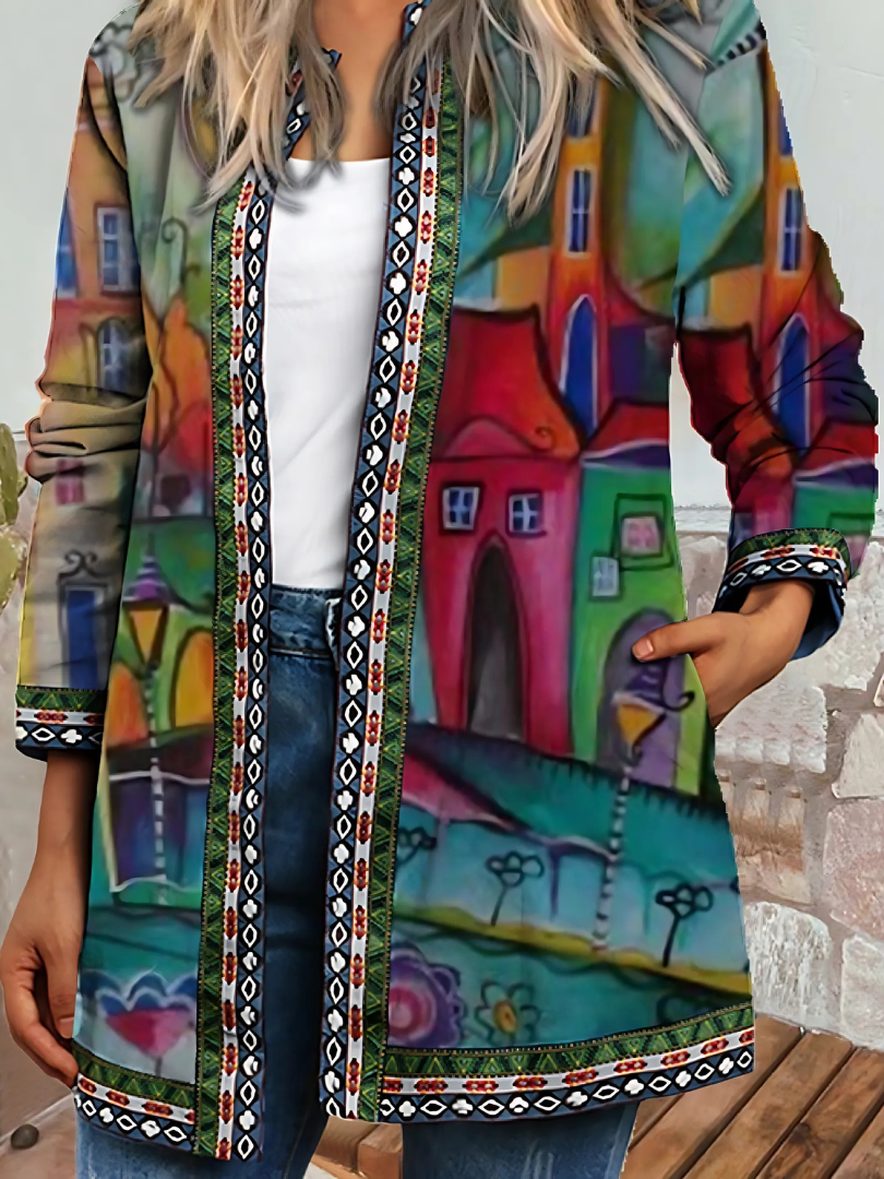 MIAMI |  ELEGANT RETRO ETHNIC CARDIGAN