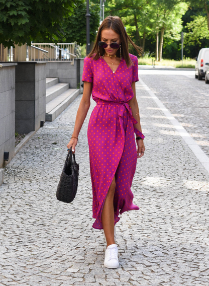 ELISA | V NECK ELEGANT SUMMER DRESS