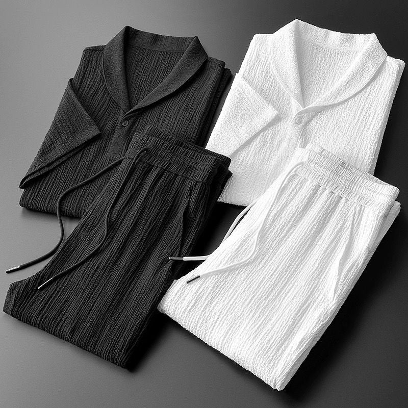 WILLIAM | COTTON POLO & PANTALON SUIT