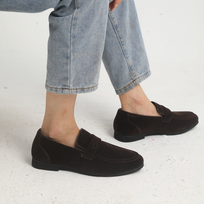 WYATT | OLD MONEY SUEDE STRAP LOAFERS