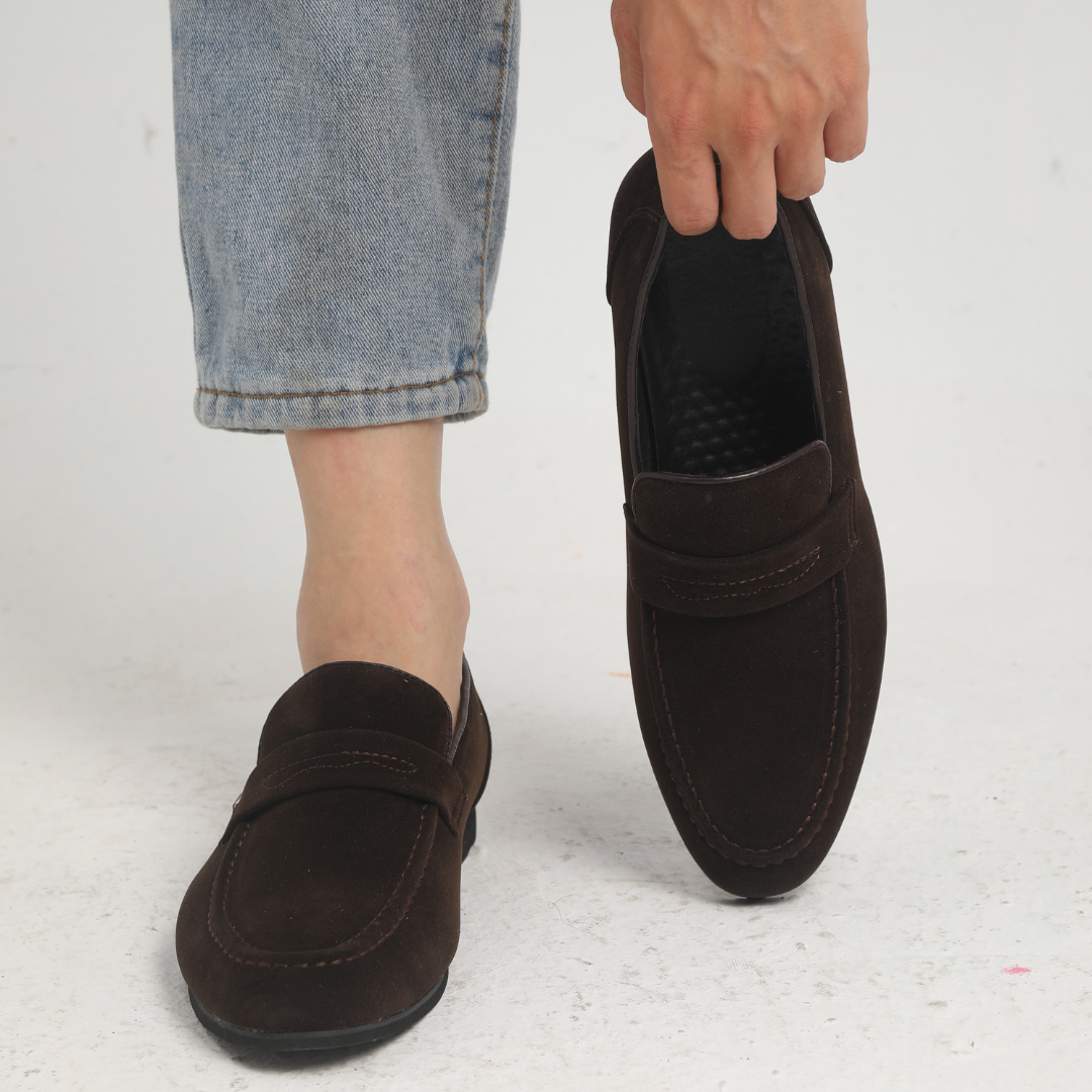 WYATT | OLD MONEY SUEDE STRAP LOAFERS