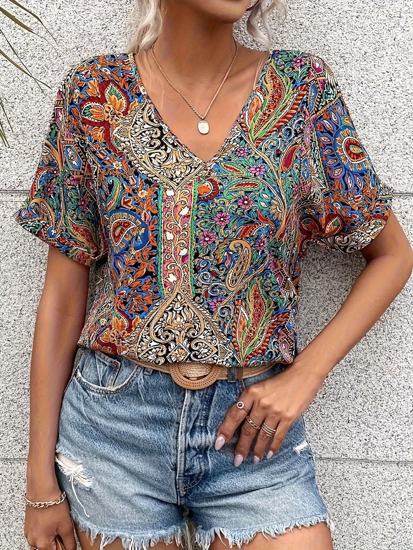 VERONA | V-NECK BLOUSE