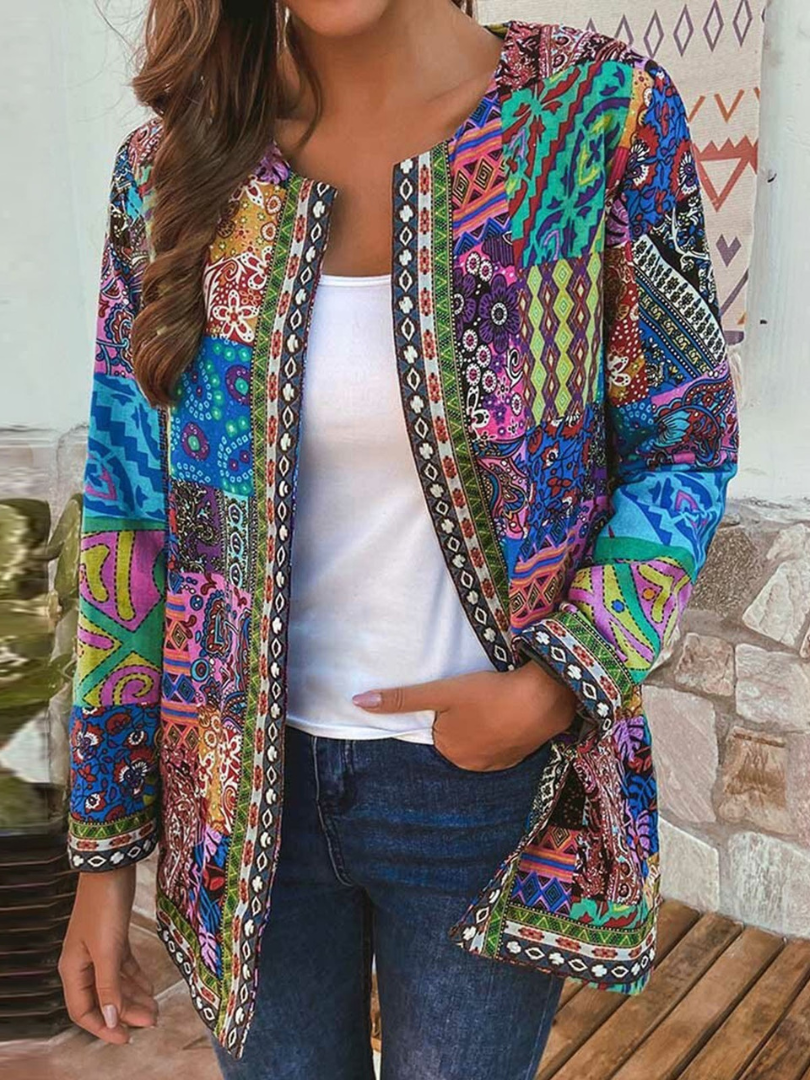 MIAMI |  ELEGANT RETRO ETHNIC CARDIGAN