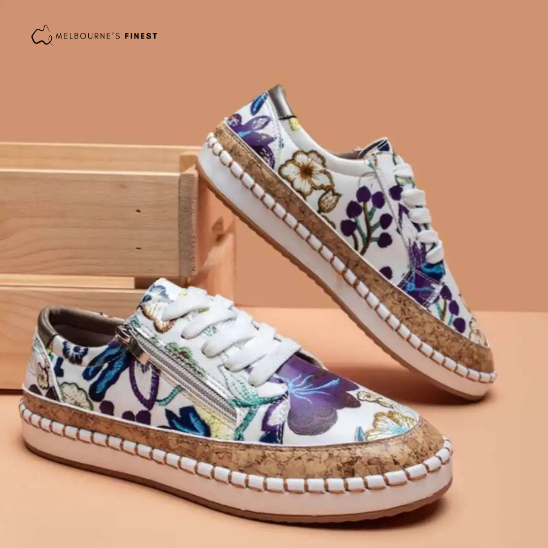 VERITY | ORTHOPEDIC FLORAL SHOES