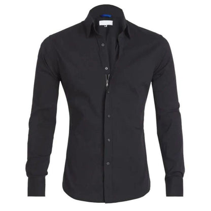 CHRISTOPHER | CREASE-RESISTANT ZIP-UP SHIRT