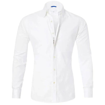 CHRISTOPHER | CREASE-RESISTANT ZIP-UP SHIRT