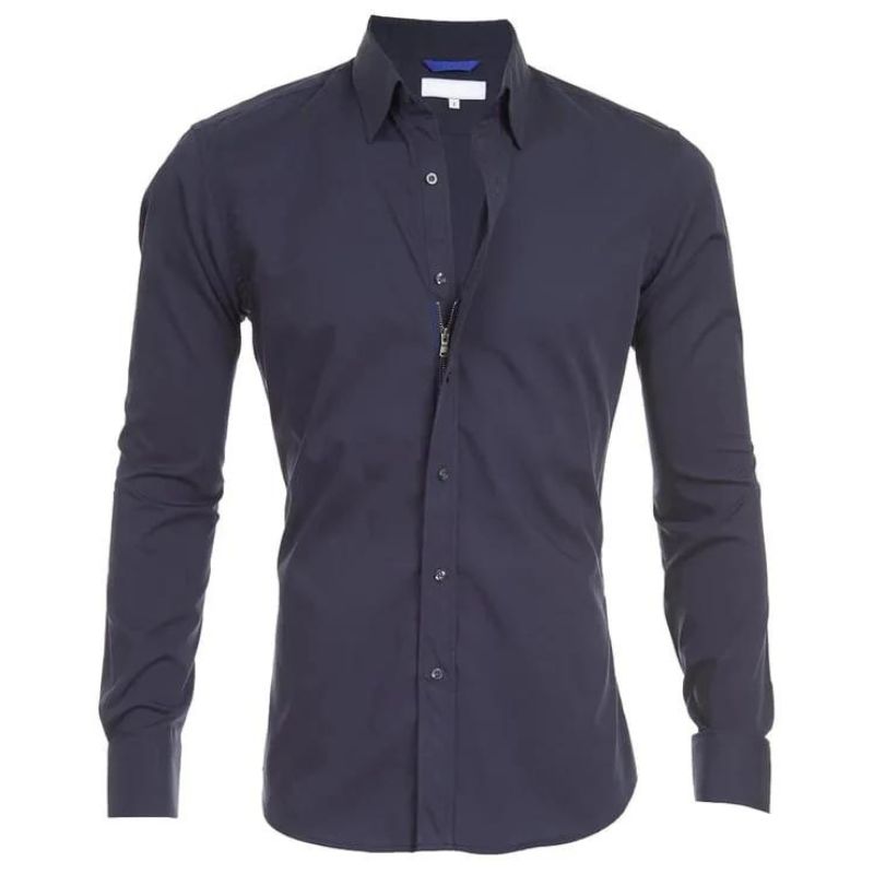 CHRISTOPHER | CREASE-RESISTANT ZIP-UP SHIRT