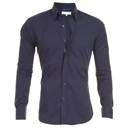 CHRISTOPHER | CREASE-RESISTANT ZIP-UP SHIRT