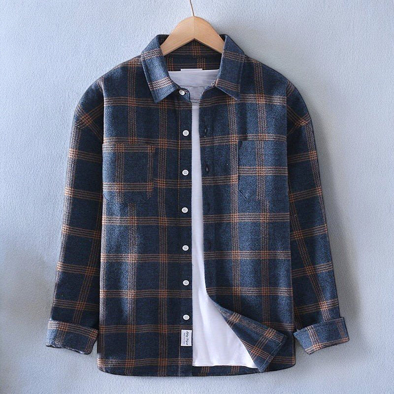 VINCENT | LONG SLEEVE PLAID SHIRT