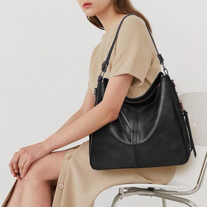 YARA | LARGE CAPACITY ELEGANT LEATHER TOTE BAG