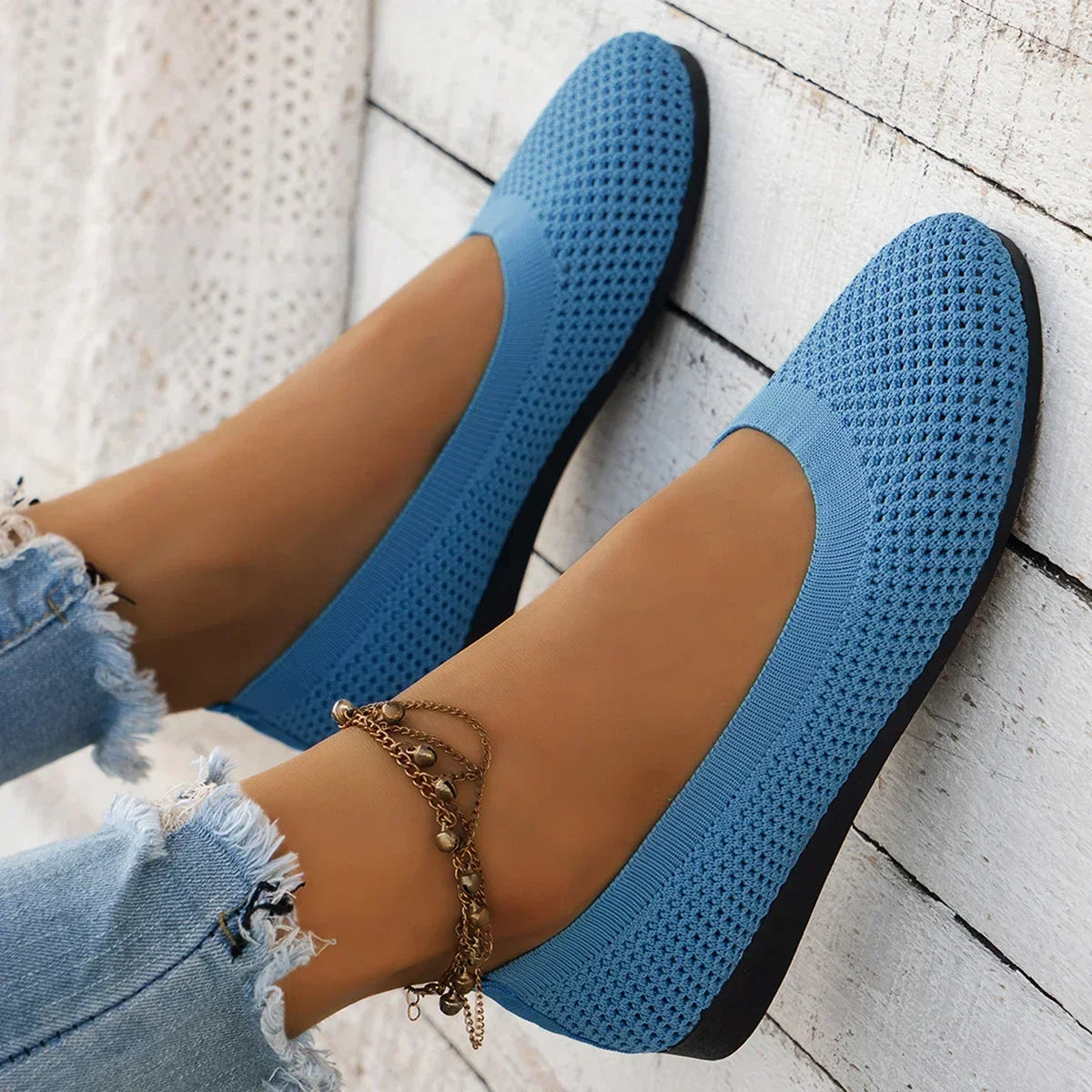 BELLA | GLAM BREATHABLE NON-SLIPS FLATS