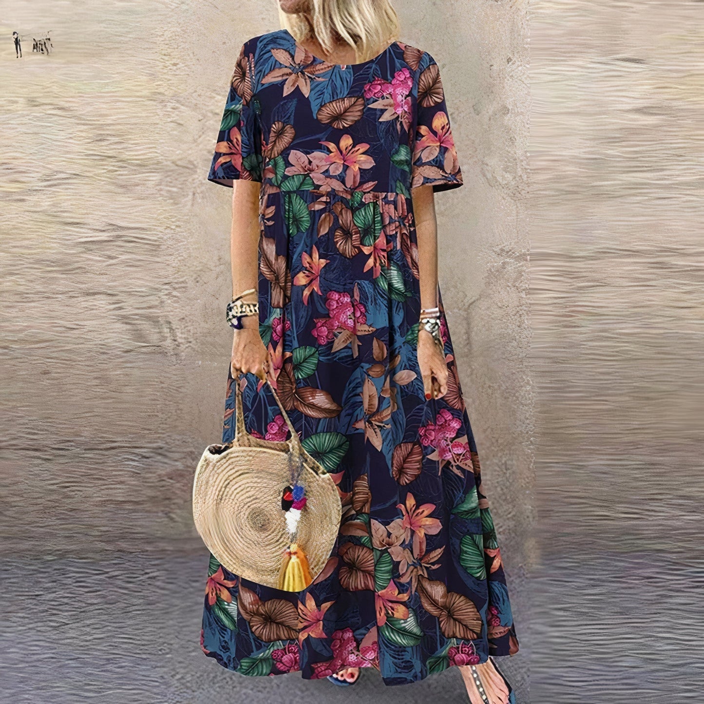 ELOISA | COMFORTABLE FLORAL DRESS