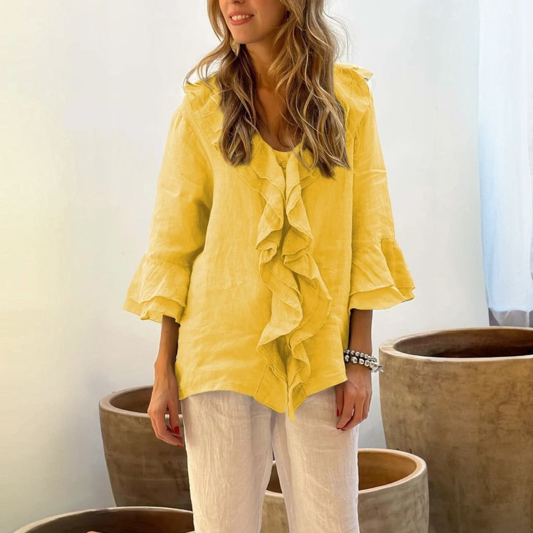 EMERY |  STYLISH RUFFLED BLOUSE