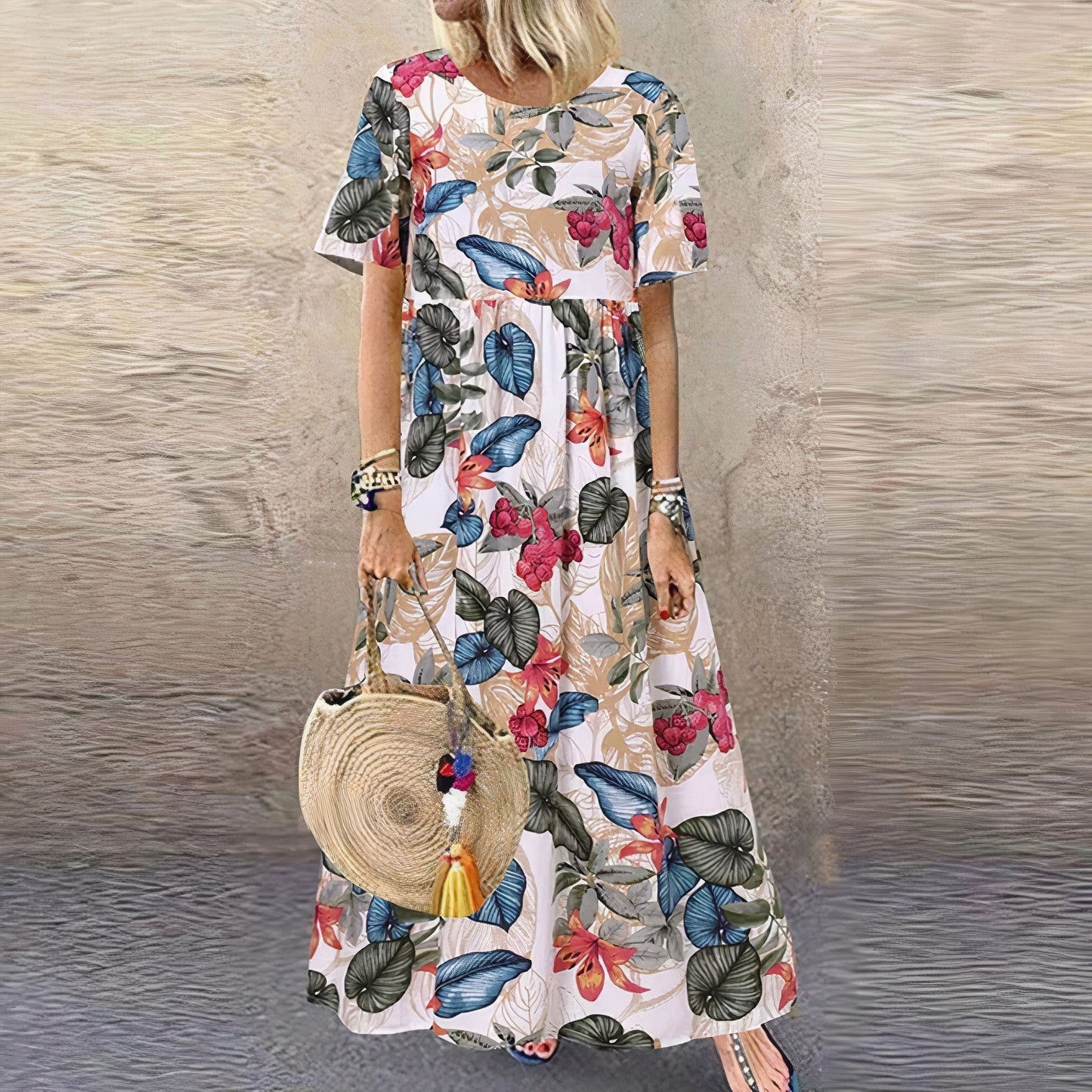 ELOISA | COMFORTABLE FLORAL DRESS