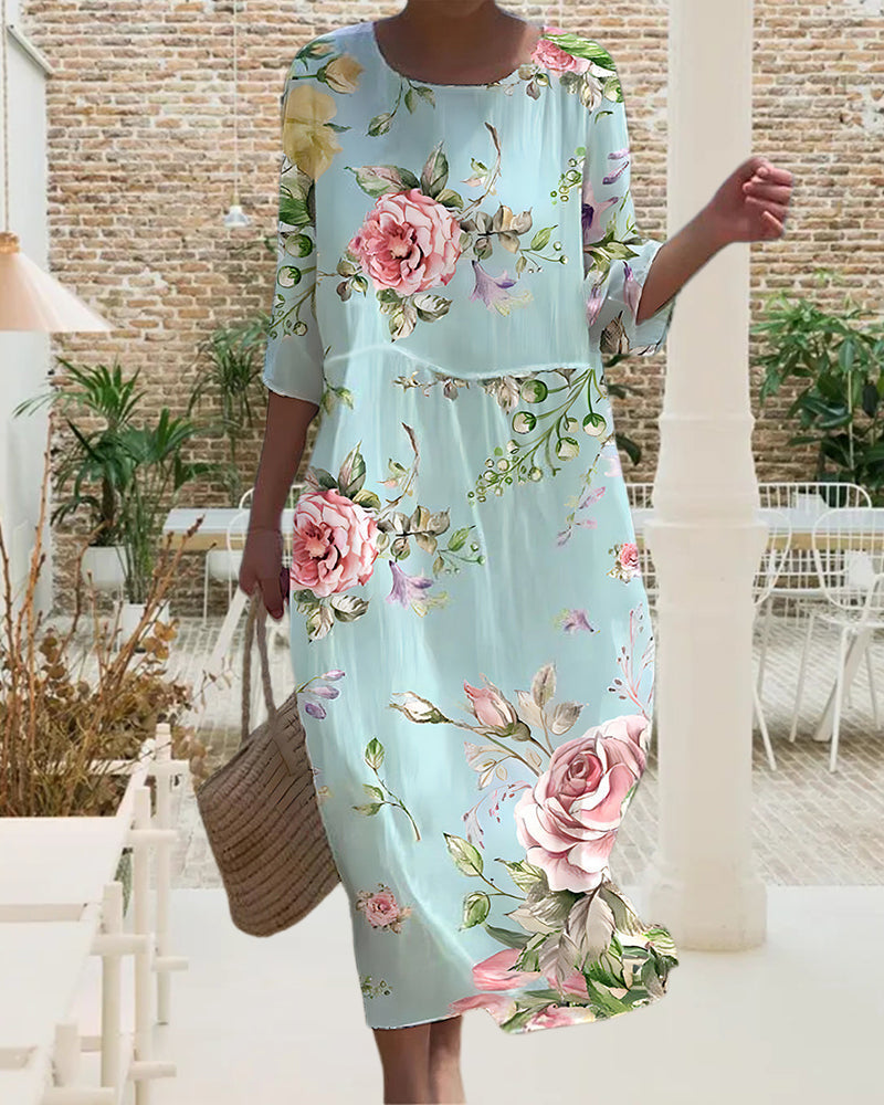 KYLA | ELEGANT FLORAL DRESS