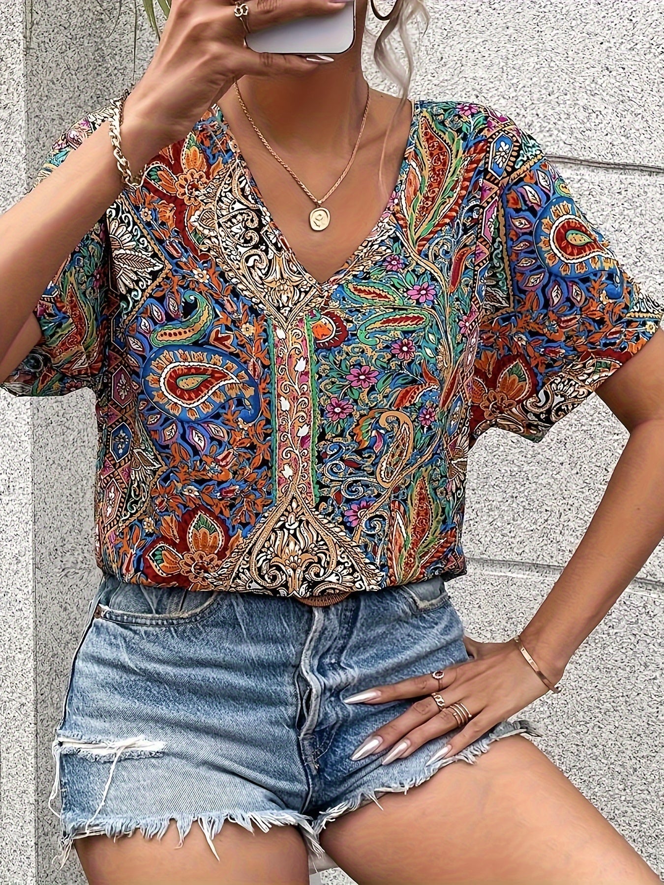 VERONA | V-NECK BLOUSE