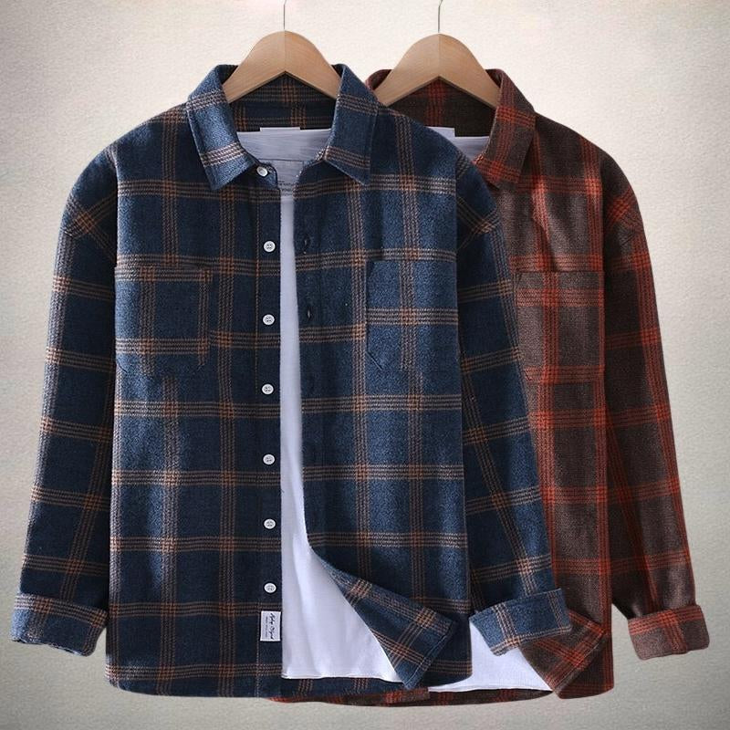 VINCENT | LONG SLEEVE PLAID SHIRT