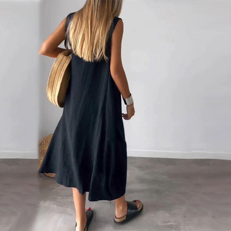 CARA | RELAXED SLEEVELESS DRESS