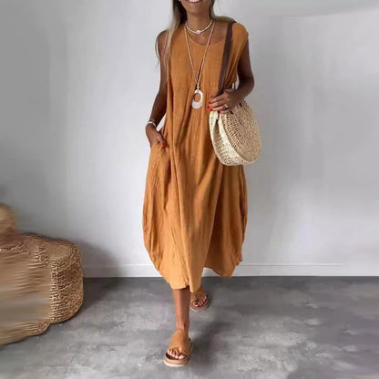 CARA | RELAXED SLEEVELESS DRESS