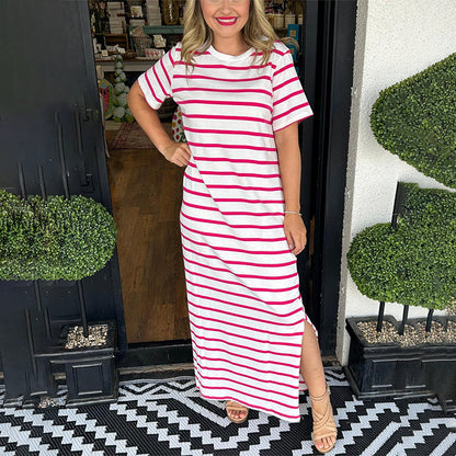 SUSE | STRIPED MAXI DRESS